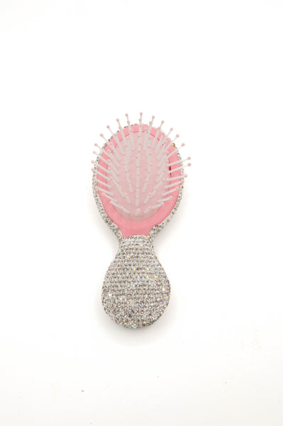 MINI RHINESTONE HAIR BRUSH