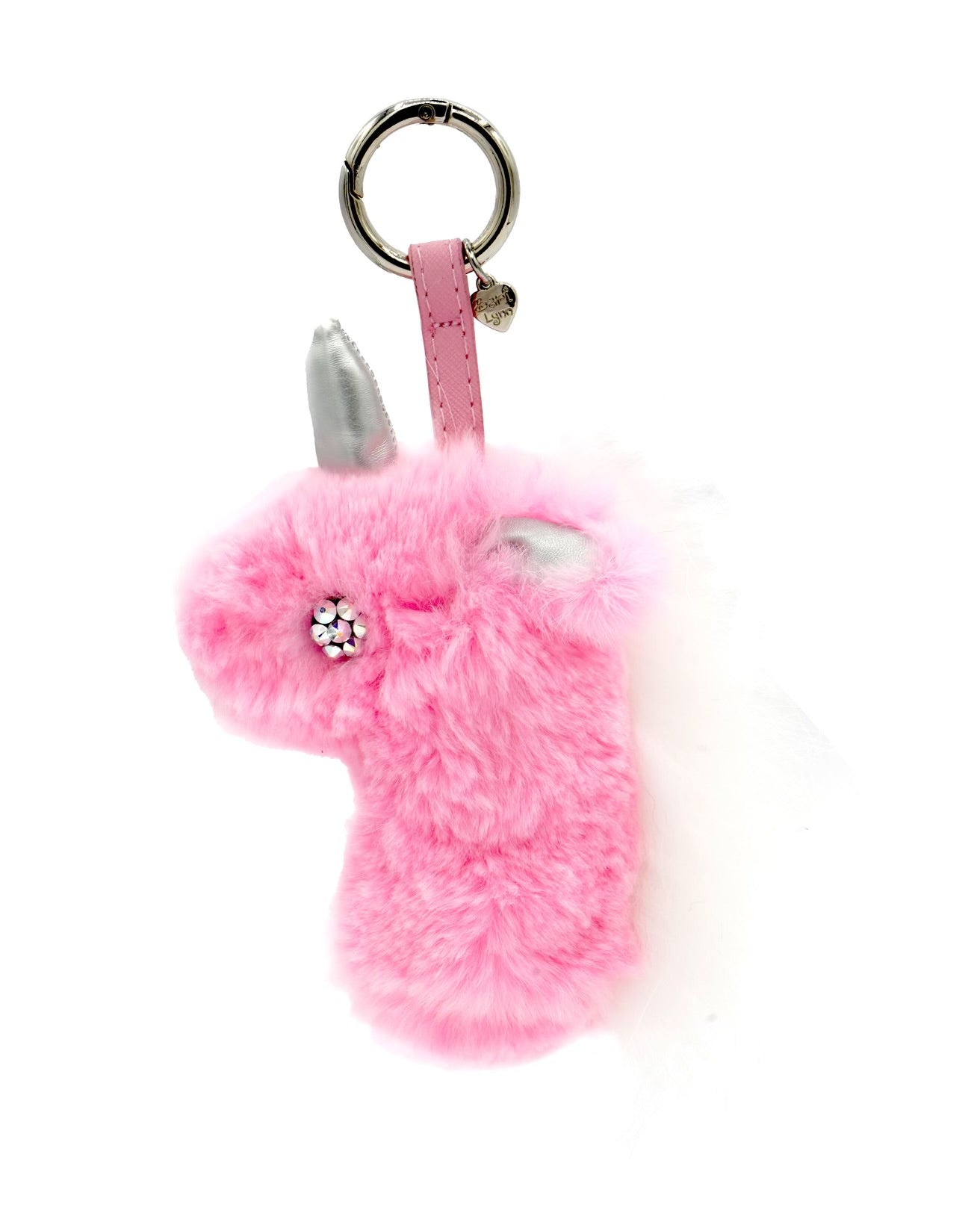 UNICORN FUR KEYCHAIN