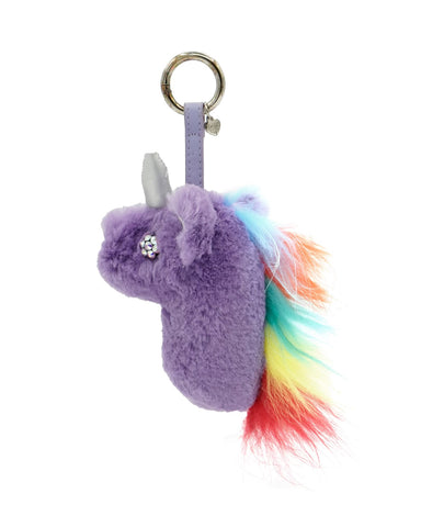 UNICORN FUR KEYCHAIN