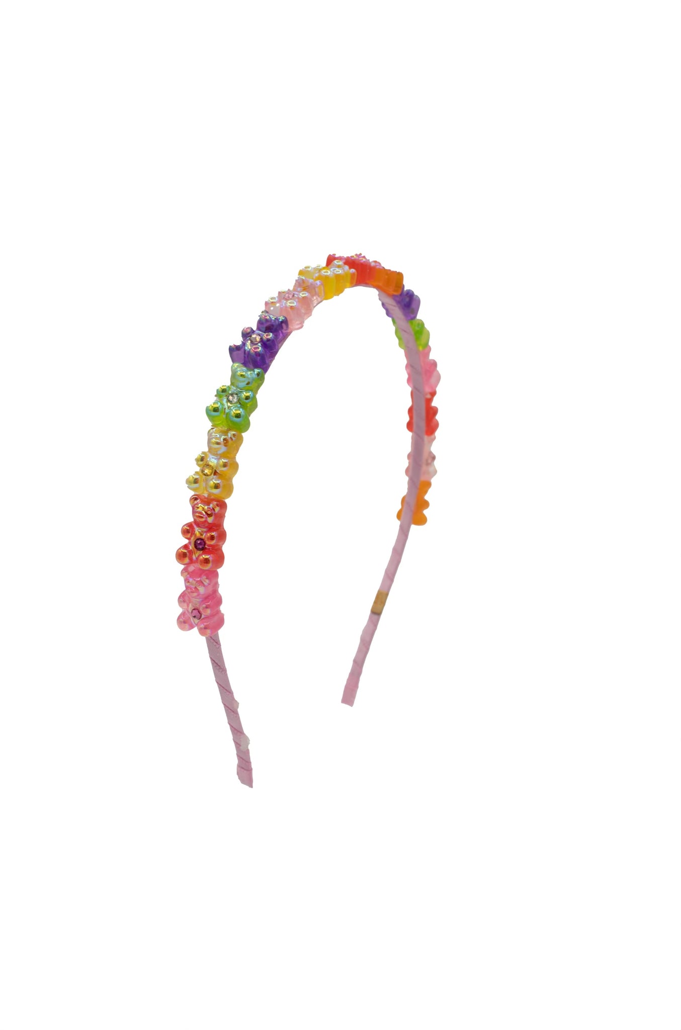 METALLIC CHROME GUMMY BEAR HEADBAND