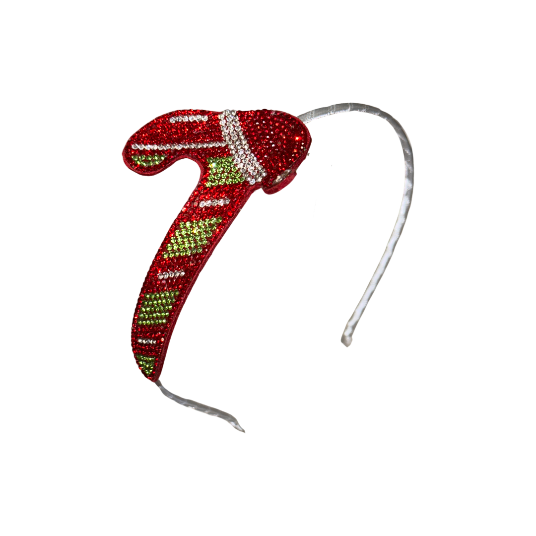 CANDY CANE CRYSTAL HEADBAND