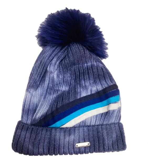 TIE DYE STRIPE BEANIE